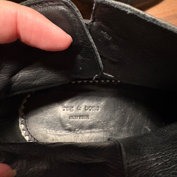 Rag & Bone leather booties - size 38 1/2 - Picture 6 of 10